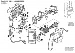 Bosch 0 601 139 561 Gbm 350 Re Drill 230 V / Eu Spare Parts